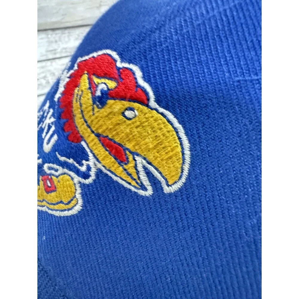 University of Kansas Jayhhawks NCAA Dad Hat Cap Snapback‎ Adult Size Vintage